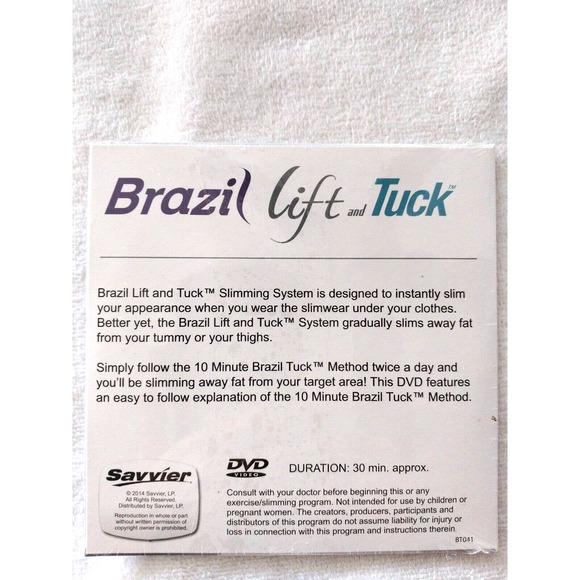 Brazil Lift & Tuck 10 Minute Method Savvier (DVD) - NEW in package unopened - Picture 6 of 6